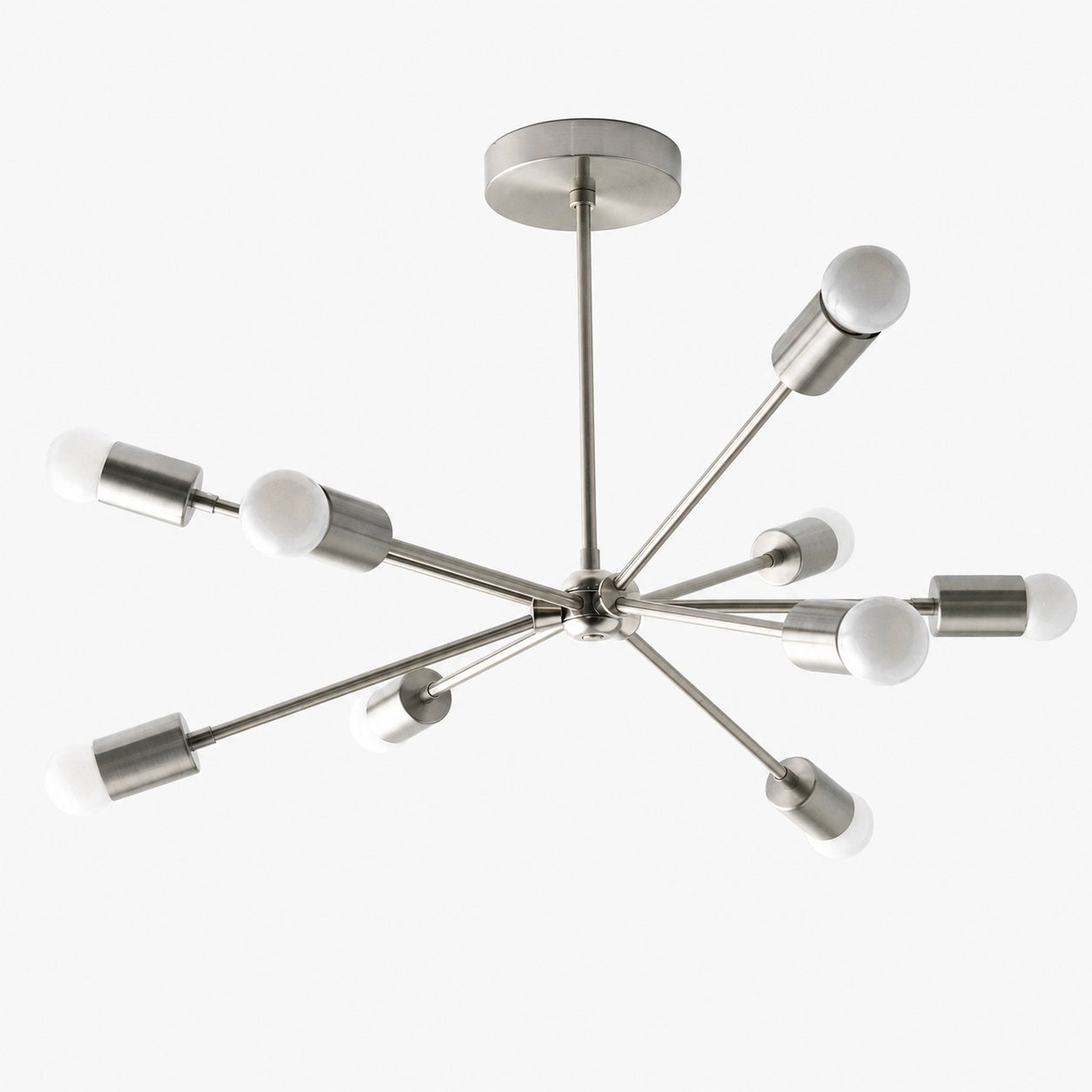 Mobilux Line Modern Chandelier - Mid Century Ceiling Light Fixture