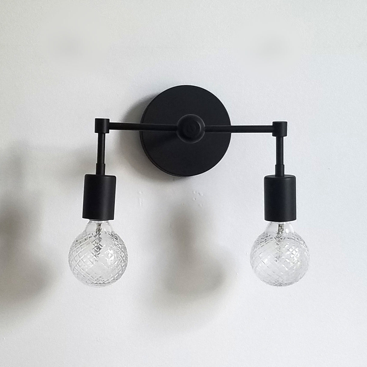 Small Two Light Wall Sconce - Contemporary Finish For Home Spaces