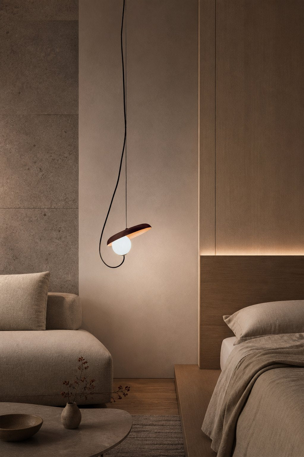 Acoustic Disc Pendant Lamp