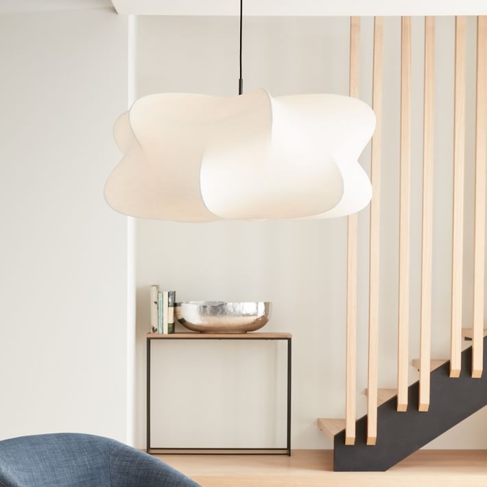 Havion Cocoon Pendant Lamp - Minimalist Polymer Shade with Adjustable Hanging