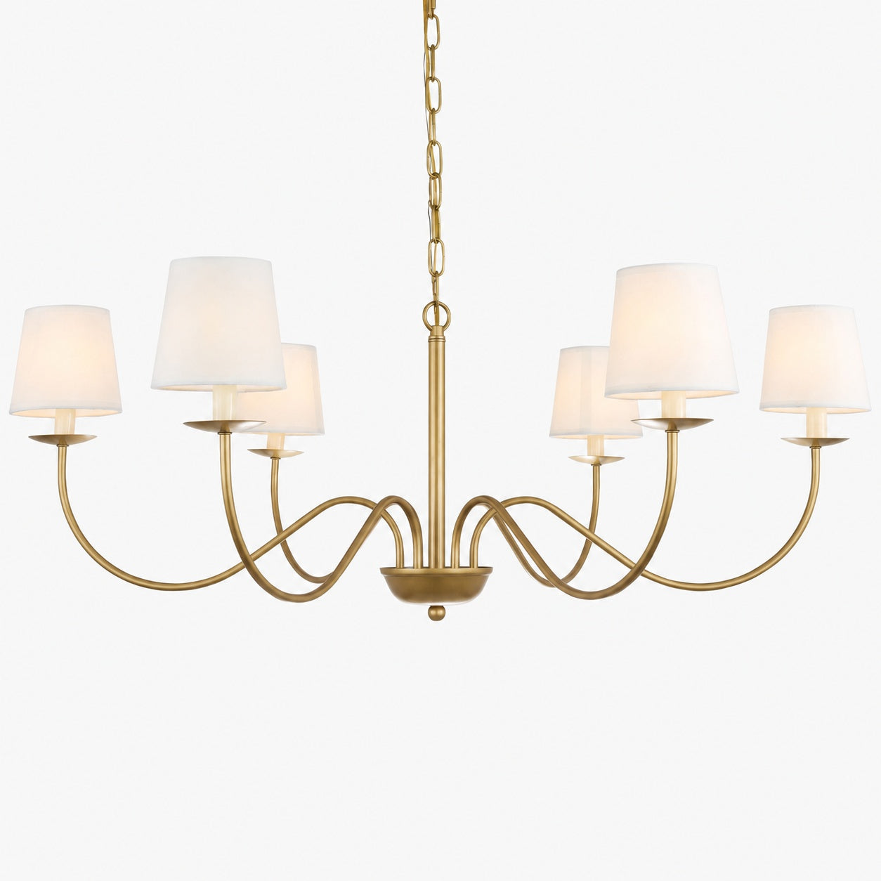 Eclipse Brass Chandelier