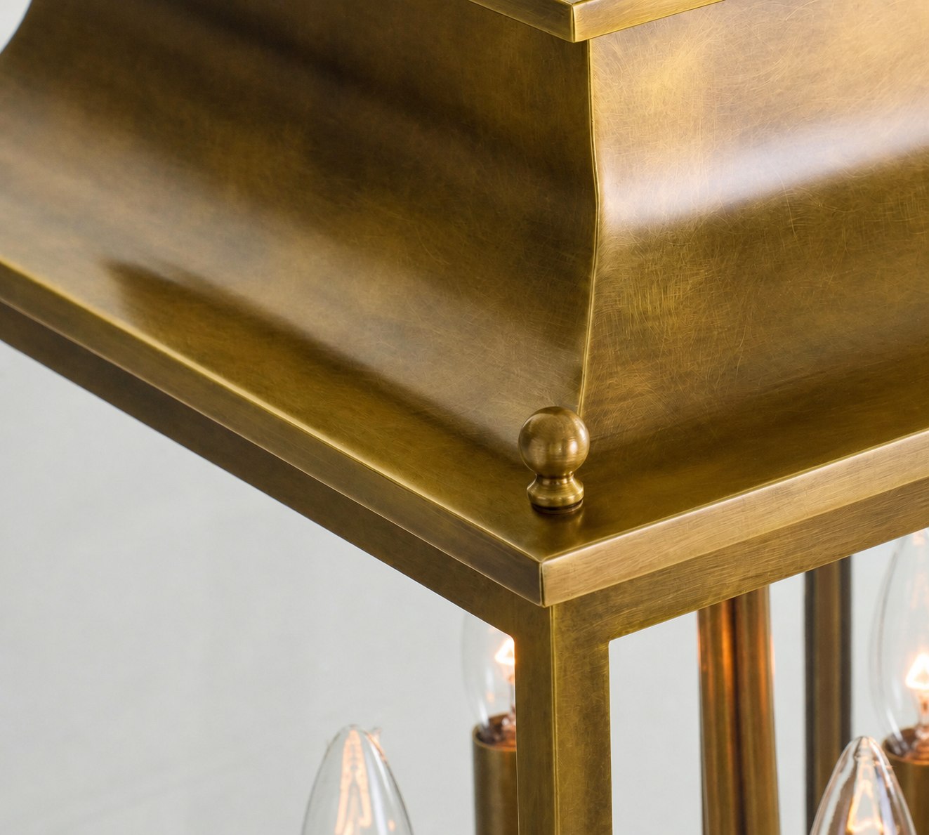 Yolvira Modern Outdoor Lantern Pendant - Metal Hanging Light for Exteriors