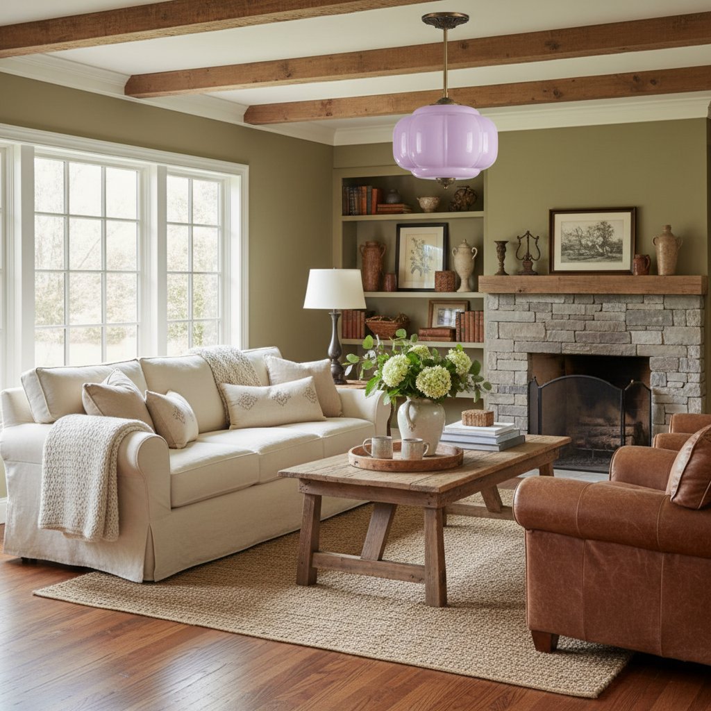 Eloise Vintage Glass Chandelier - Milk Glass Home Accent