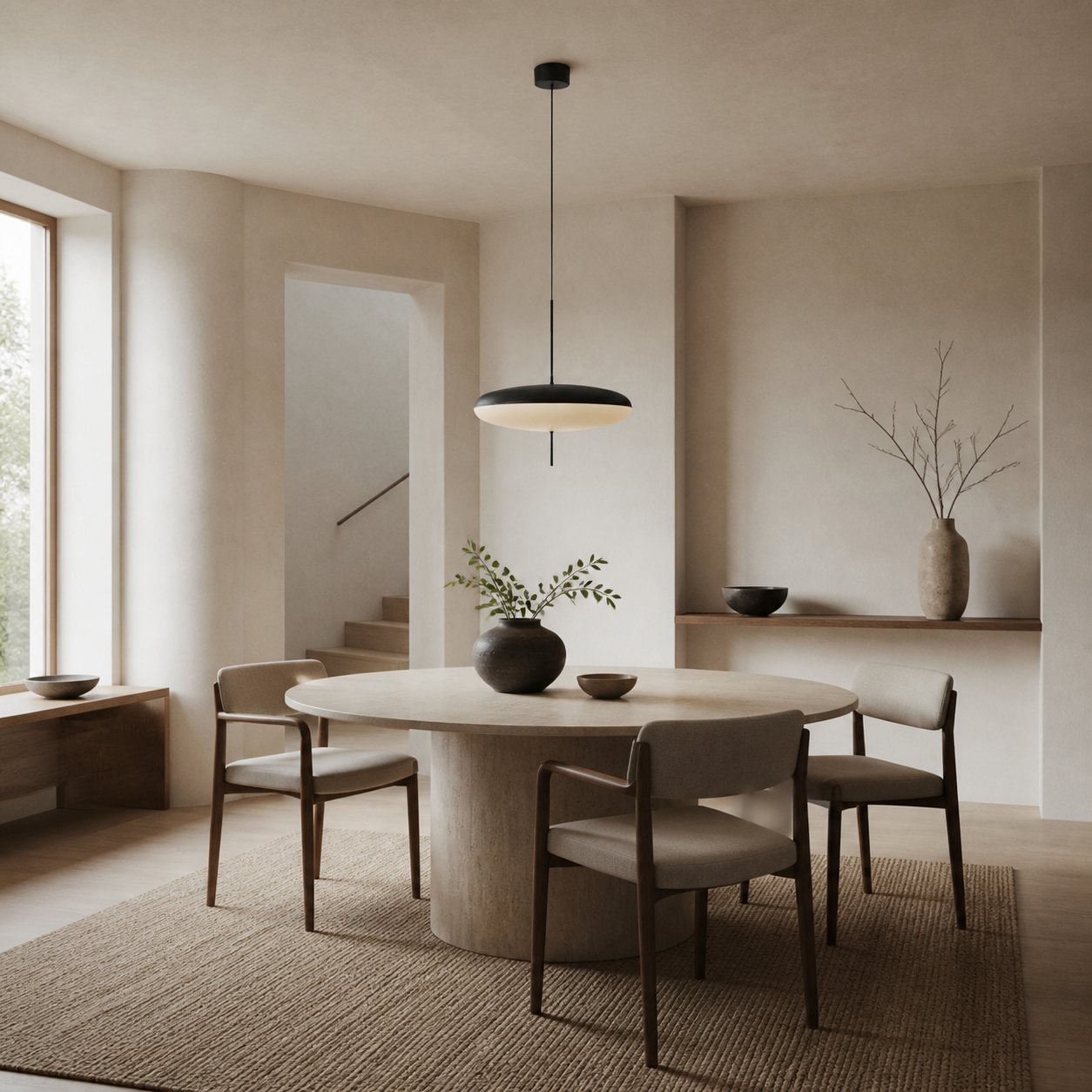 Modellis Minimalist Pendant Lamp with Clean Lines – Contemporary Lighting for Living Spaces N29