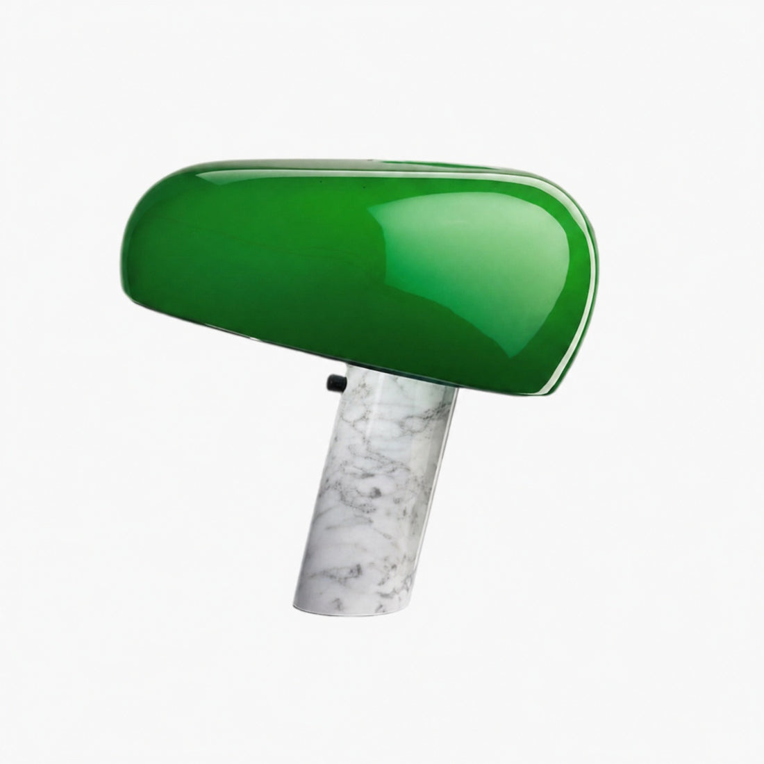 Slantia Amusing Ploy Table Lamp - Glass Shade and Marble Base Design for Living Room or Bedroom N45