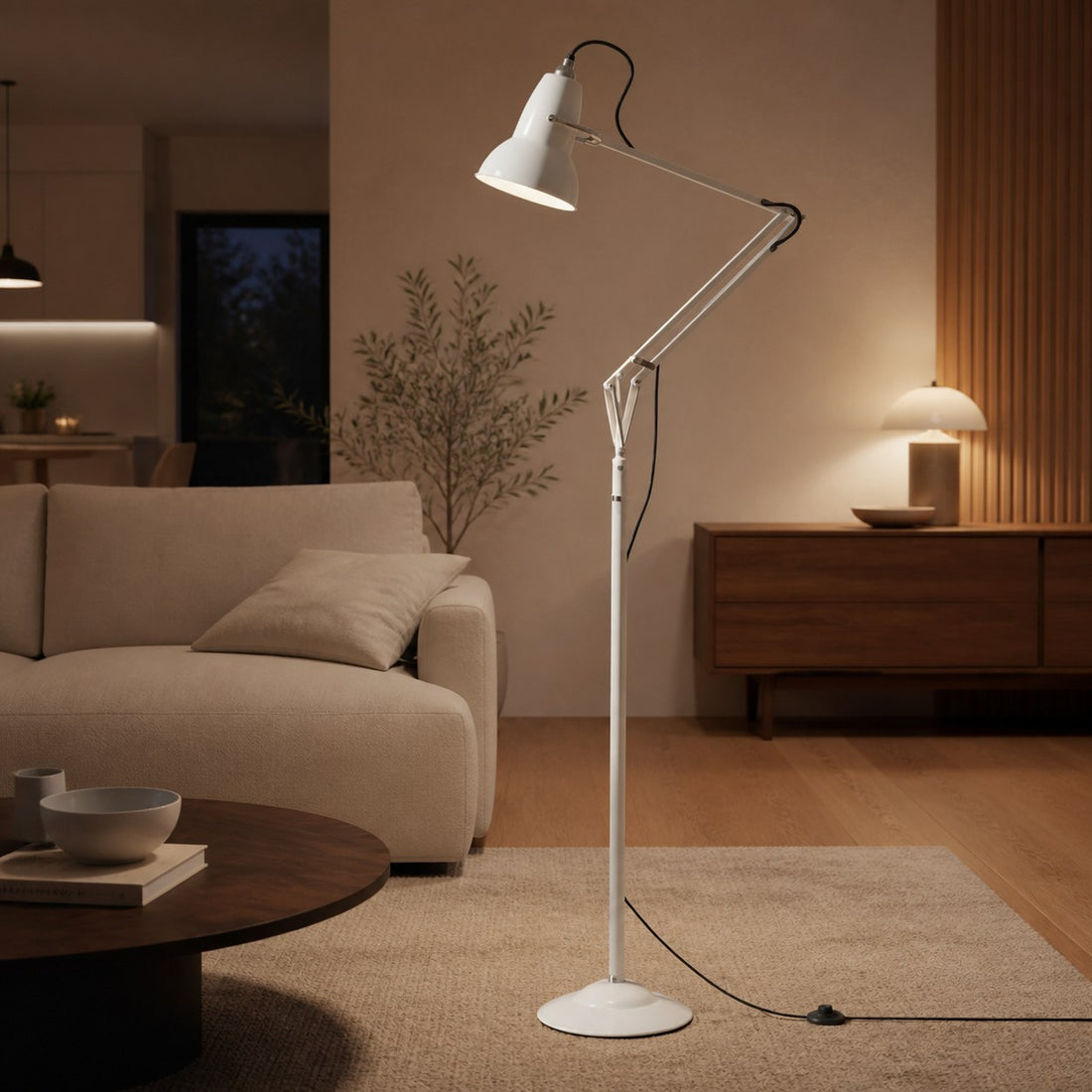 Modryx Classic Adjustable Floor Light with Refined Lines – Modern Functional Design for Home Interior Use