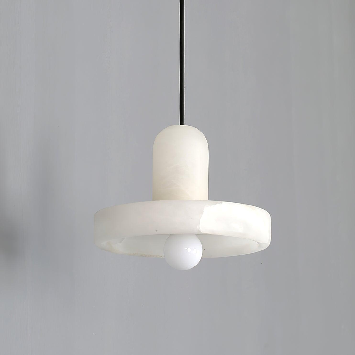 Elegant Creative White Alabaster Pendant Light