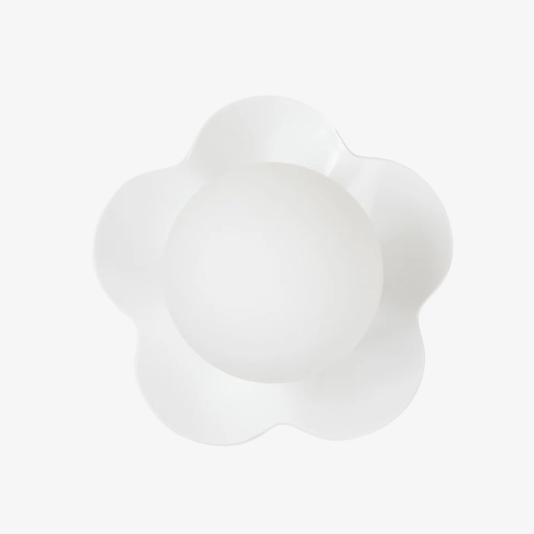 Florixa Blooming Flower Wall Sconce - Plug-in and Hardwired Lamp for Bedroom Decor