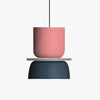 Acrybowlia Sculptural Acrylic Pendant Lamp with Colorful Layered Bowl Form for Island Lighting N35