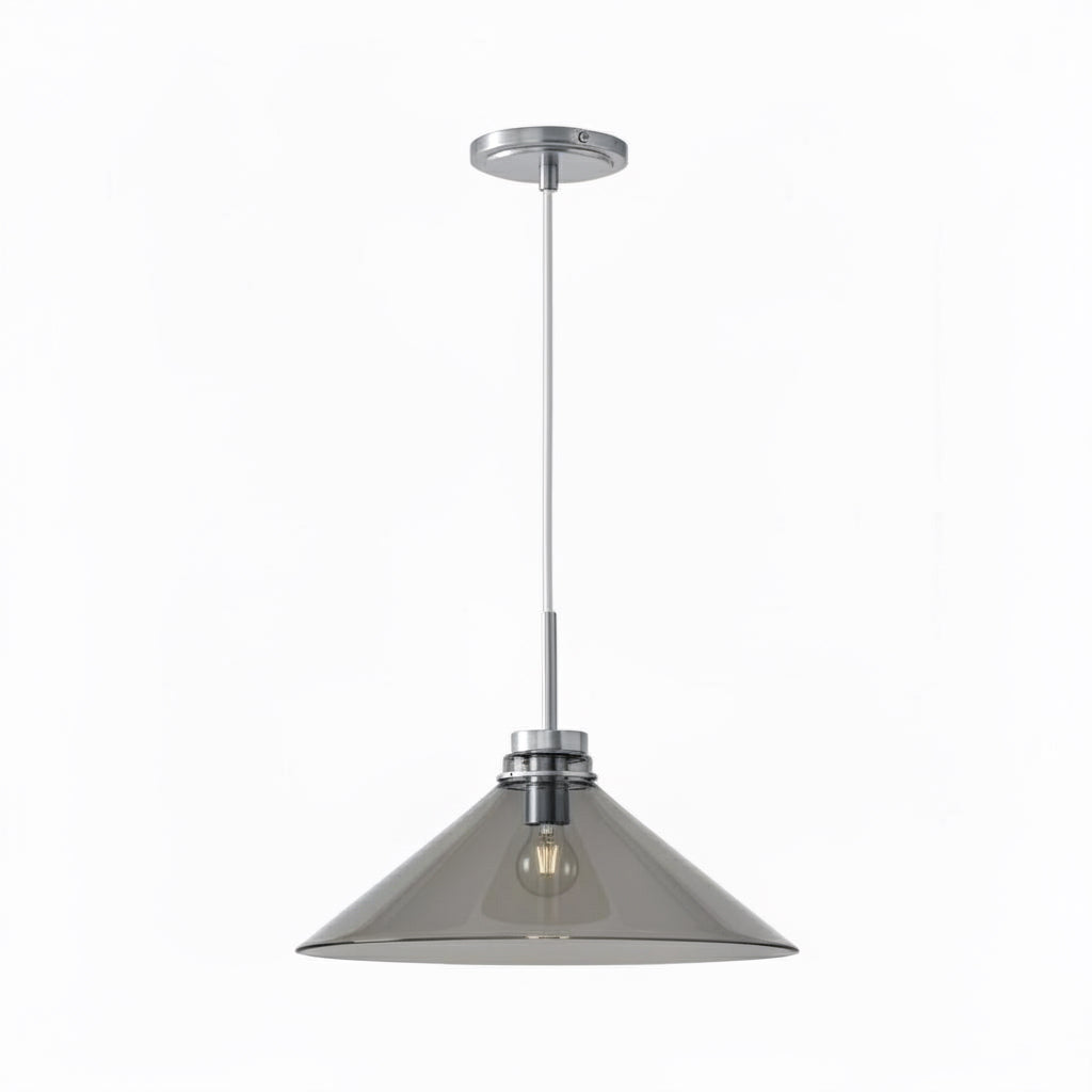 Aurenza Modern Farmhouse Pendant Light - Adjustable Shade for Warm Ambiance