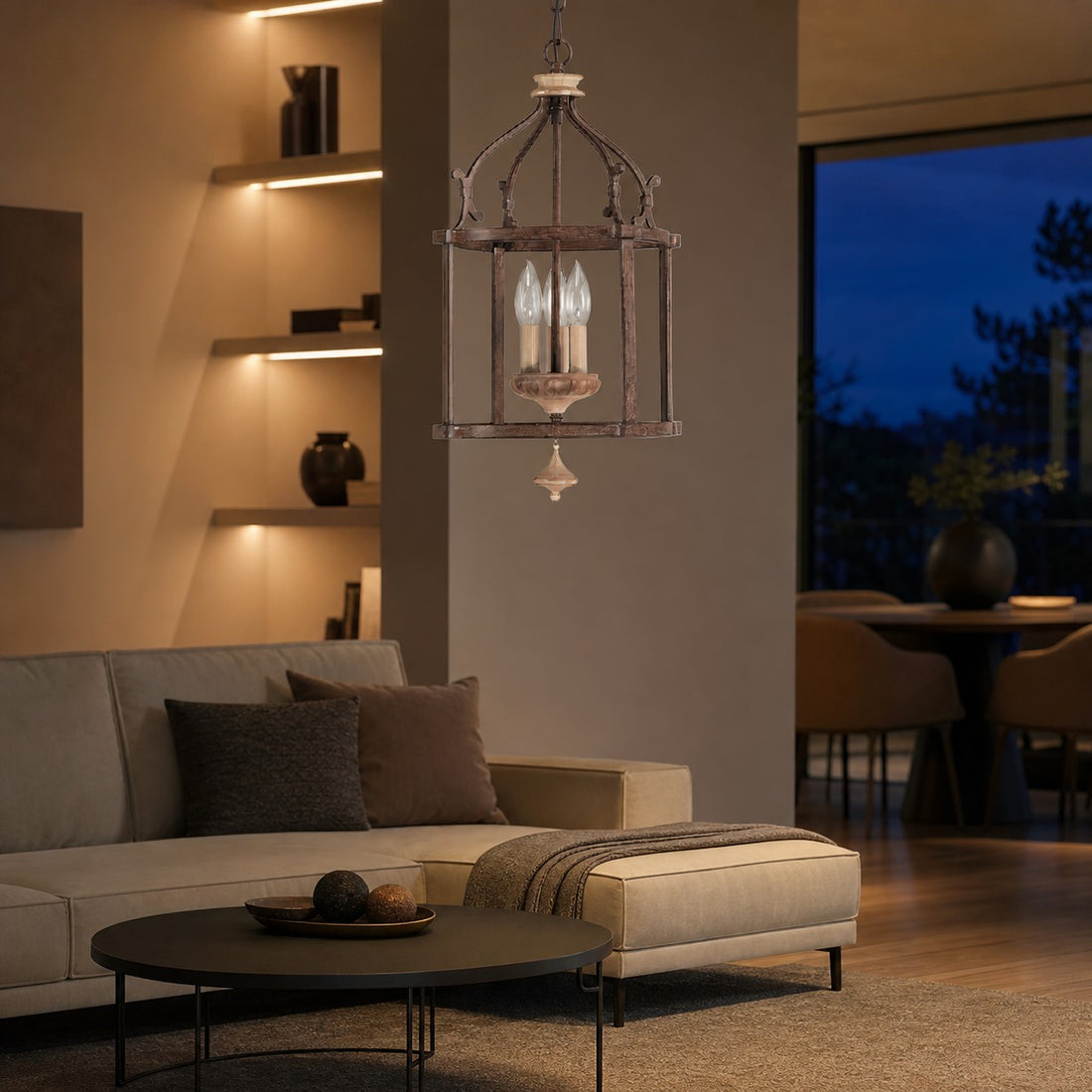 Traditional Birdcage Chandelier