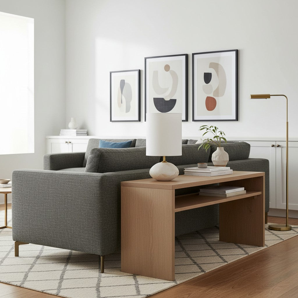 Albi Table Lamp Sleek Cylinder Base - Warm Glow for Modern Interiors and Small Spaces