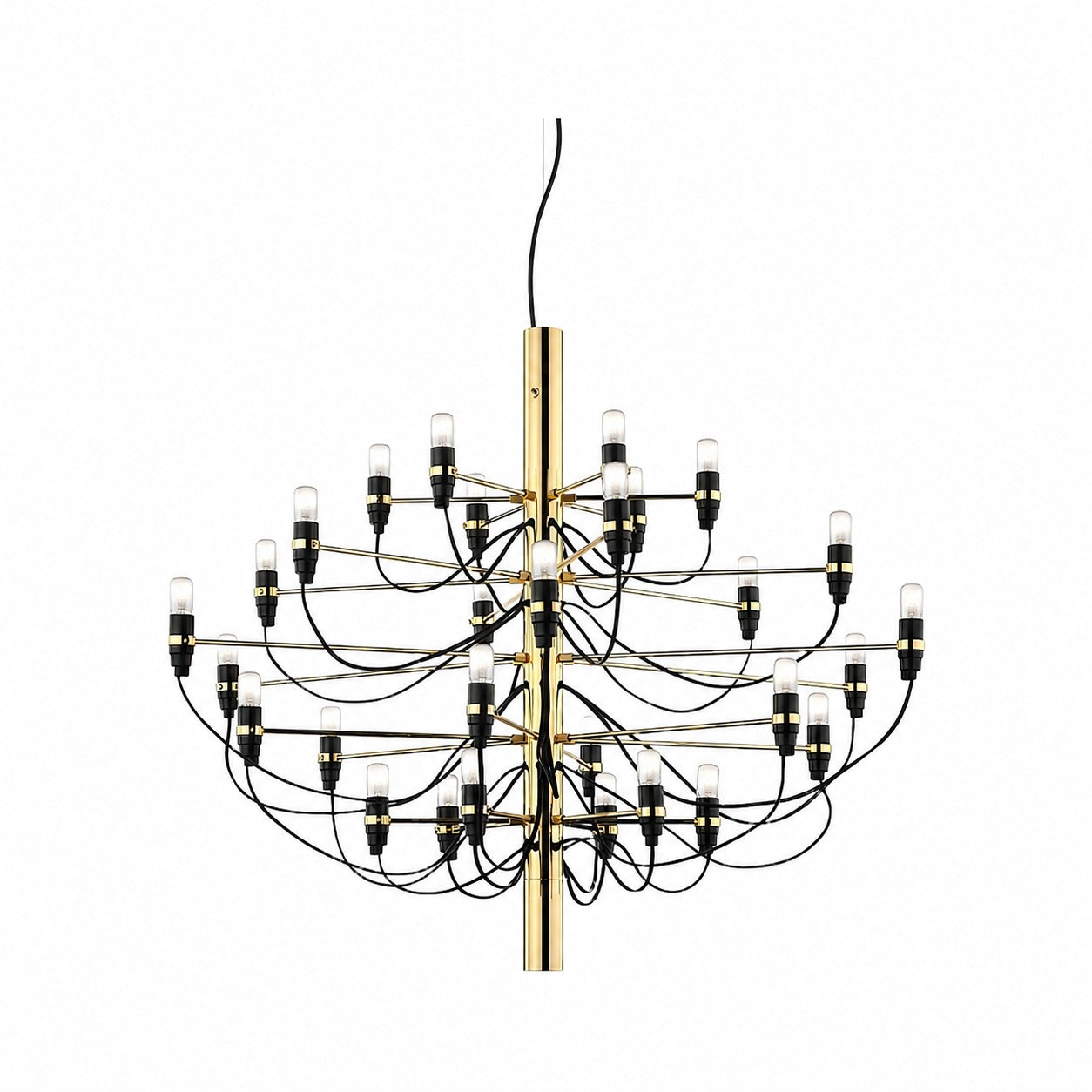 Tendrila Contemporary Multi-Light Chandelier - Industrial-Inspired Design Metal Suspension for Lounges N01