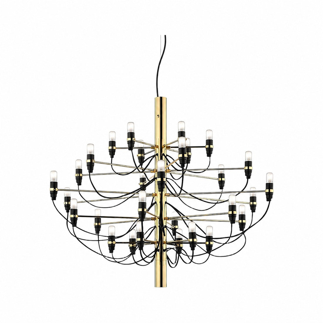 Tendrila Contemporary Multi-Light Chandelier - Industrial-Inspired Design Metal Suspension for Lounges N01