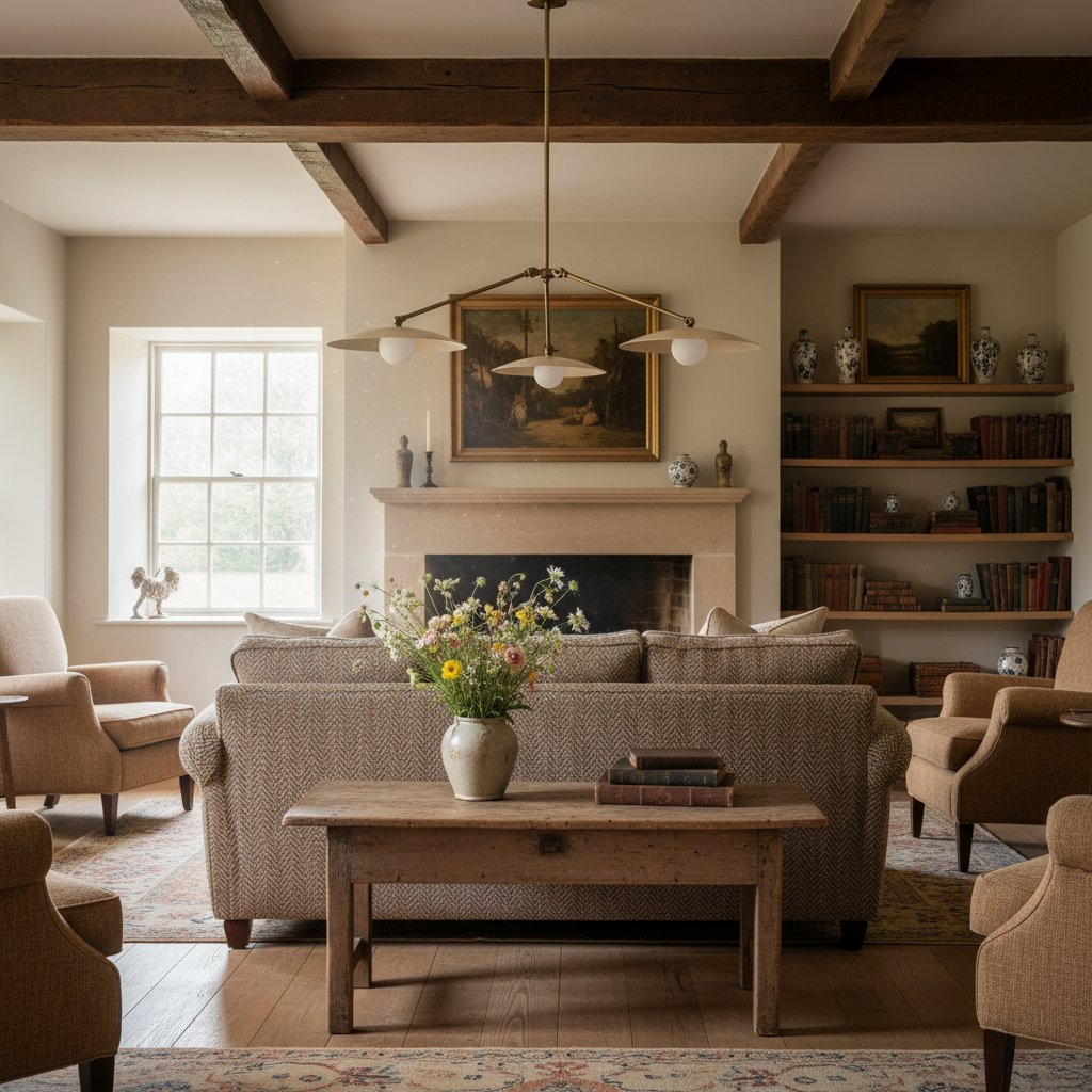 Curva Metal Antique Brass Chandelier - Modern Industrial Lighting Pendant