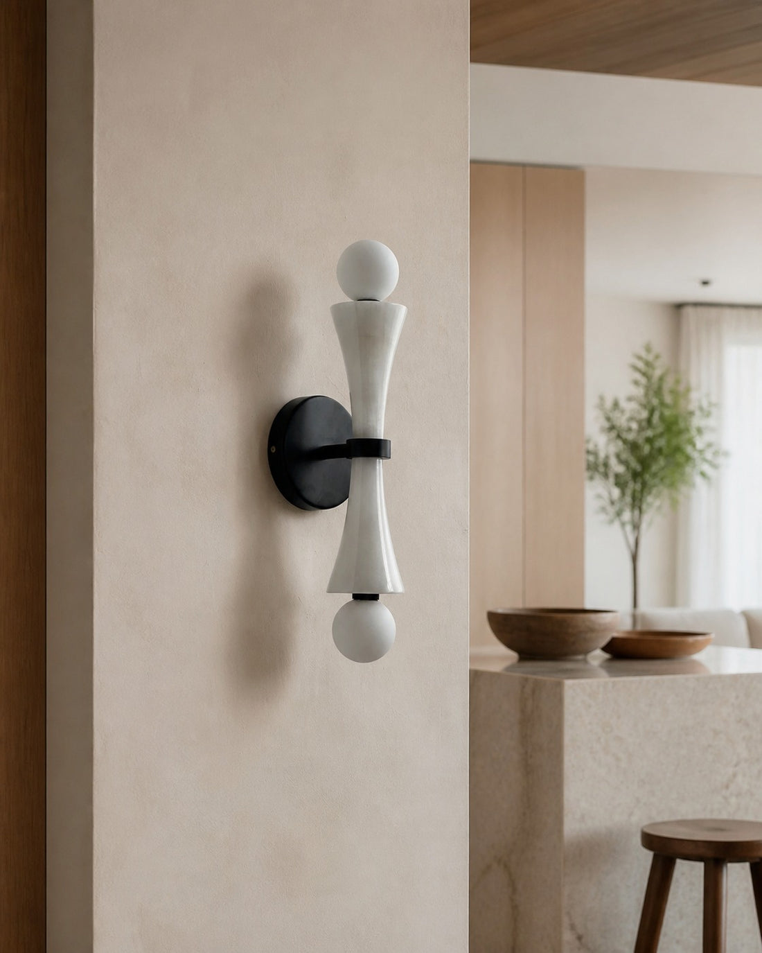 Modern Linear Wall Lamp – Minimalist LED Sconce for Bedroom Living Room Hallway