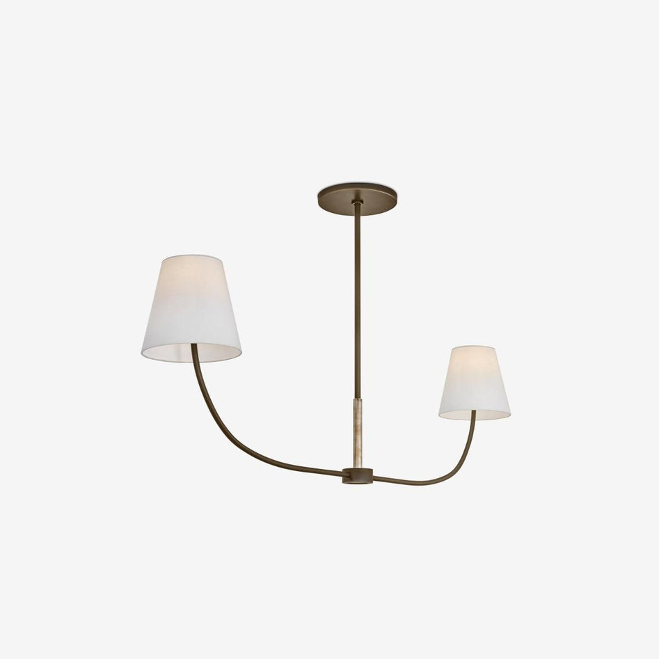 Minimalist Two-Tone Design Chandelier