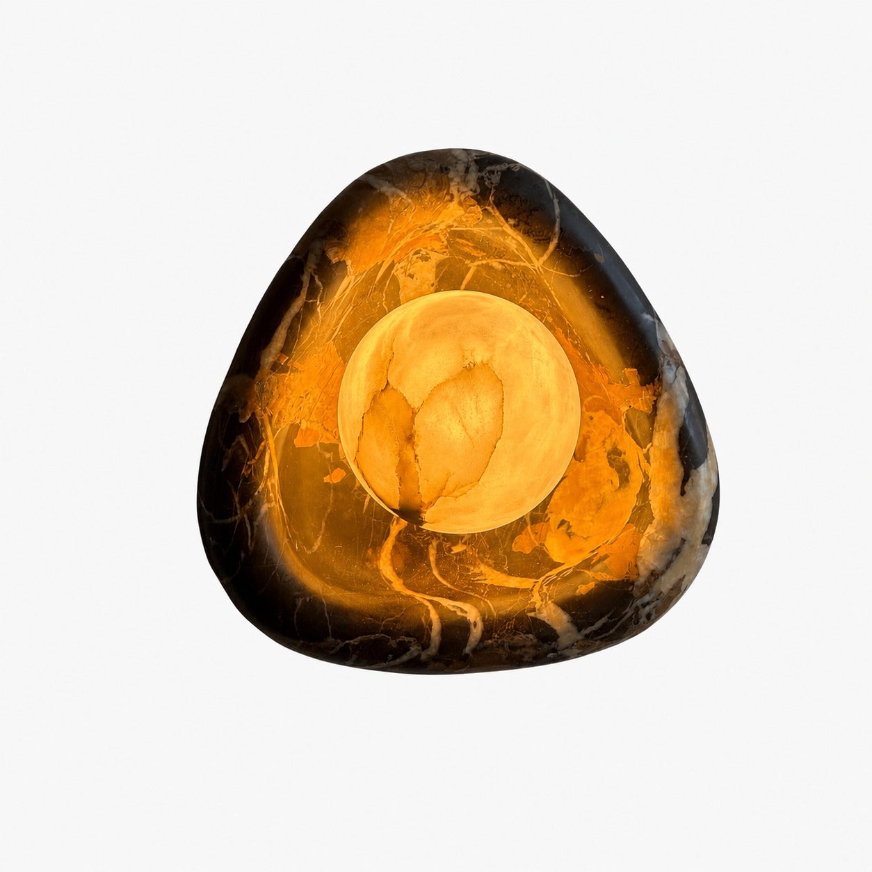 Black Pearl Marble Wall Lamp