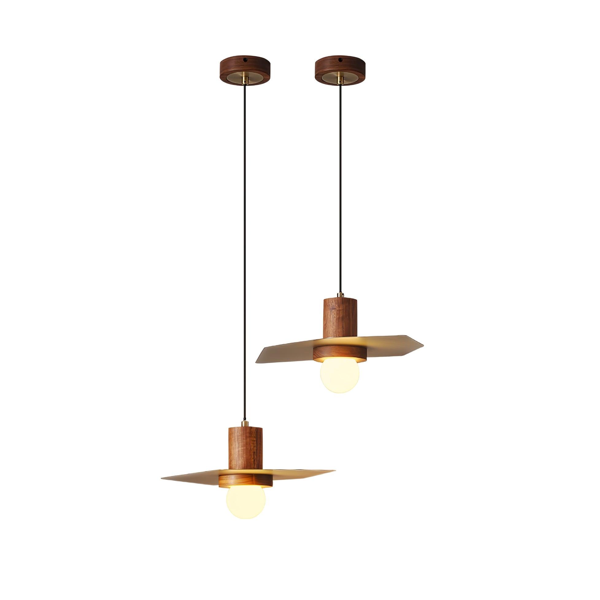 Walnut Copper Jupiter Pendant Lamp