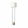 Luma Minimalist Industrial Table Lamp and Floor Lamp – Metal Frame with Soft Fabric Shade for Home and Office