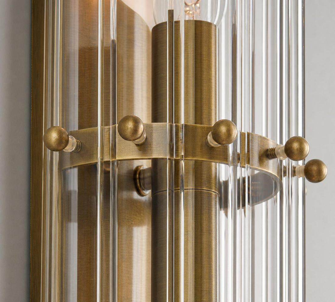 Lumora Crystal Wall Sconce – Elegant Lighting for Hallway & Bedroom