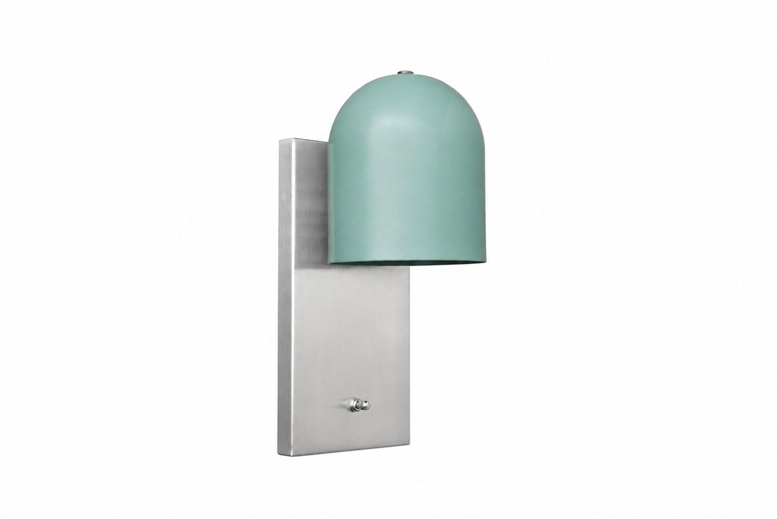 Metio Dome Elegant Wall Sconce Lighting - Classic Dome Shade Interior Fixture
