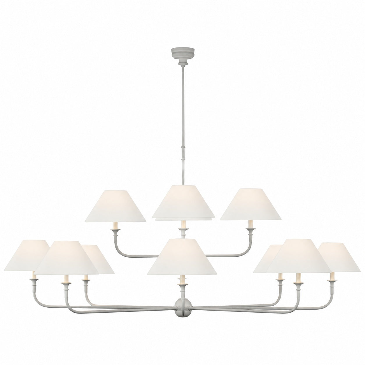 Piaf Grande Modern Industrial Metal Chandelier