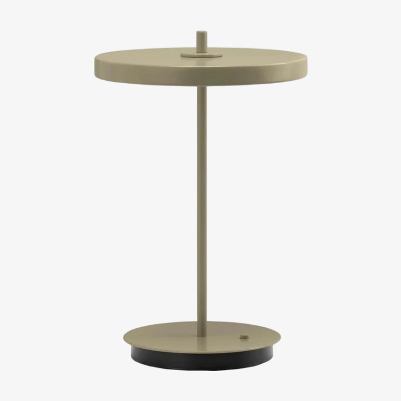 Astris Modern Minimalist Metal Table Lamp Soft LED Illumination for Living Room and Office