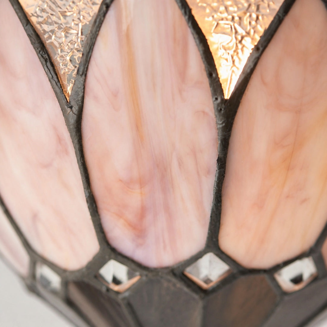 TF Brooklyn Elegant Wall Light - Art Deco Glass Wall Sconce for Living Room or Hallway