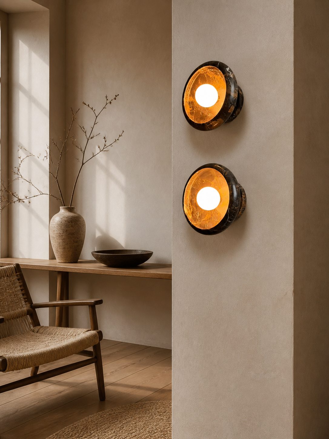 Piedra Marble Wall Lamp