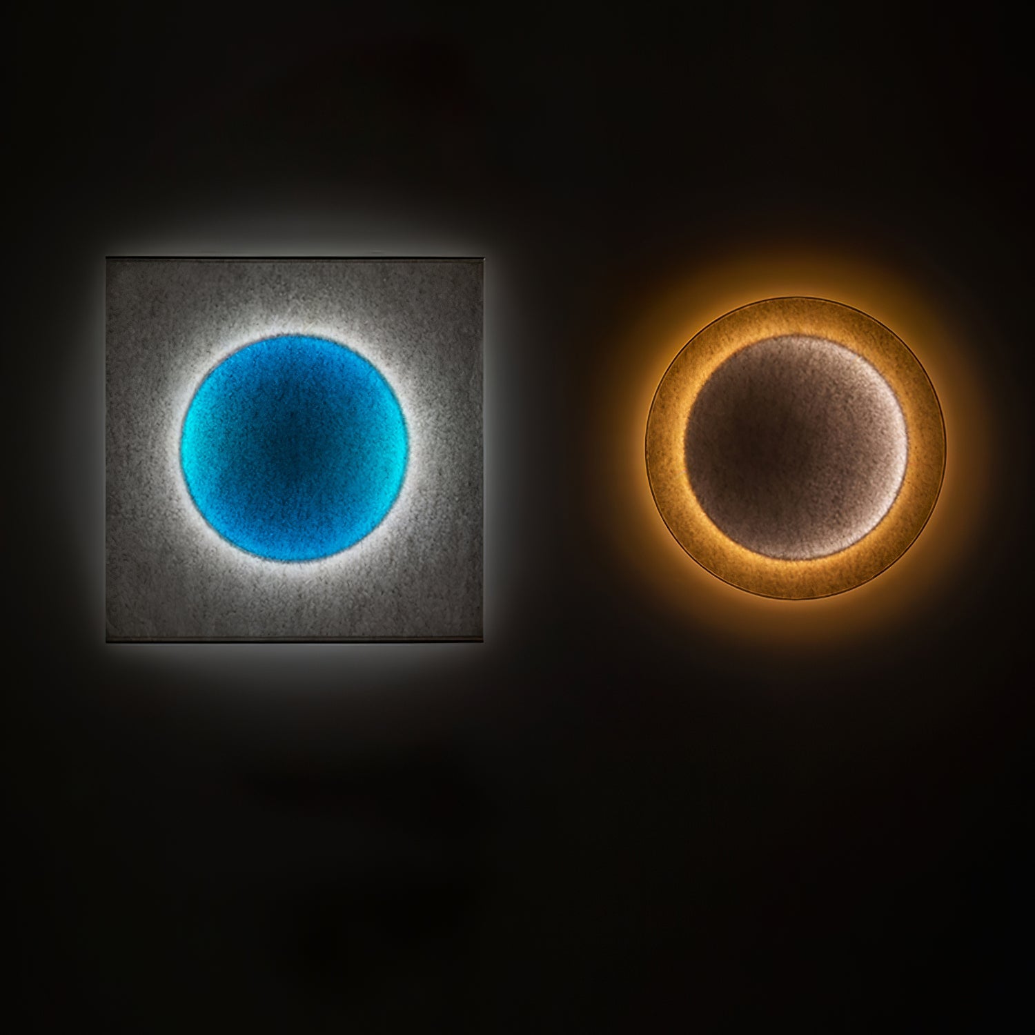 Modern Simple Plug-In Round Wall Lamp