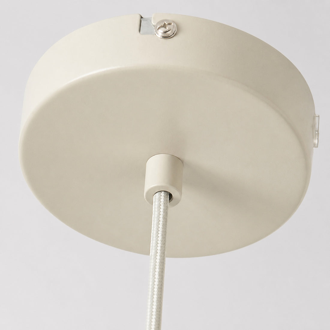 Velura Pendant Lamp - Beige Linen Shade for Dining and Living