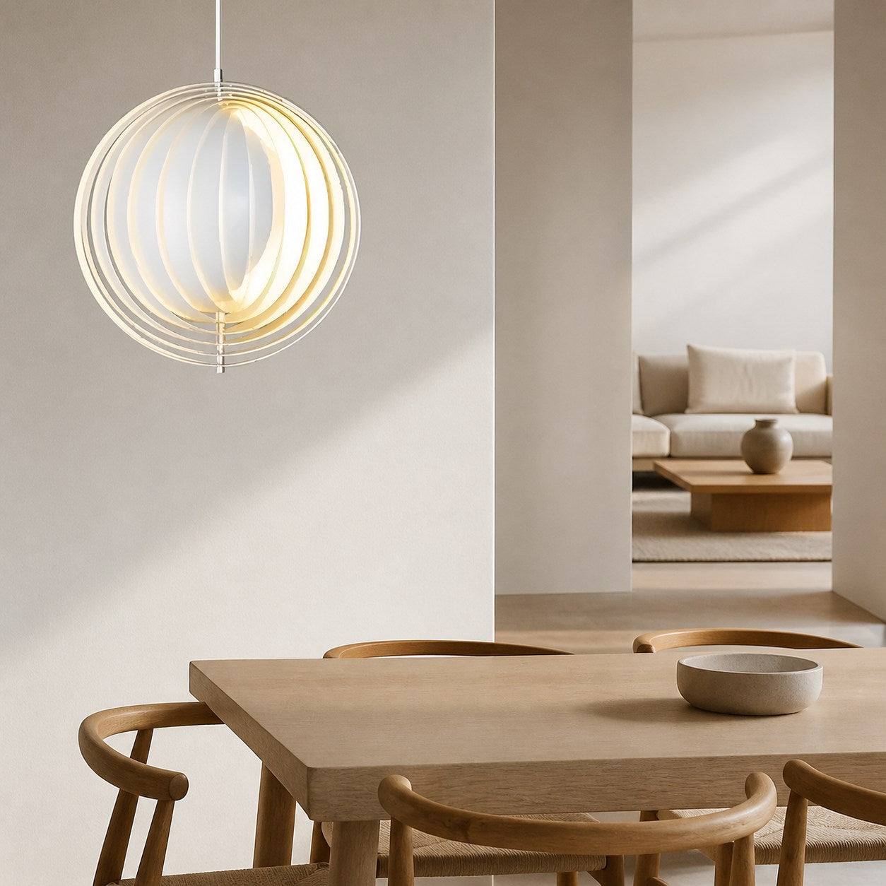 Nordic Moon Pendant Light