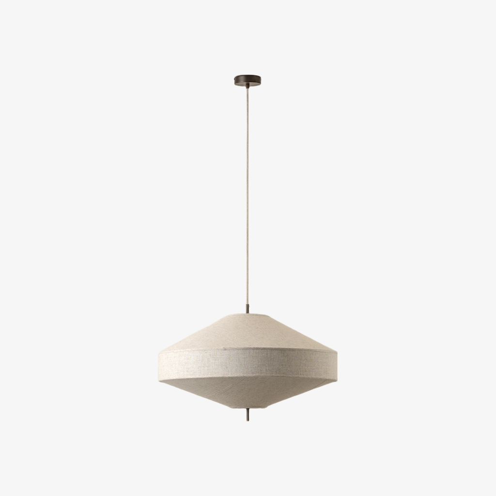 Zalen Layered Linen Pendant Light for Living & Dining