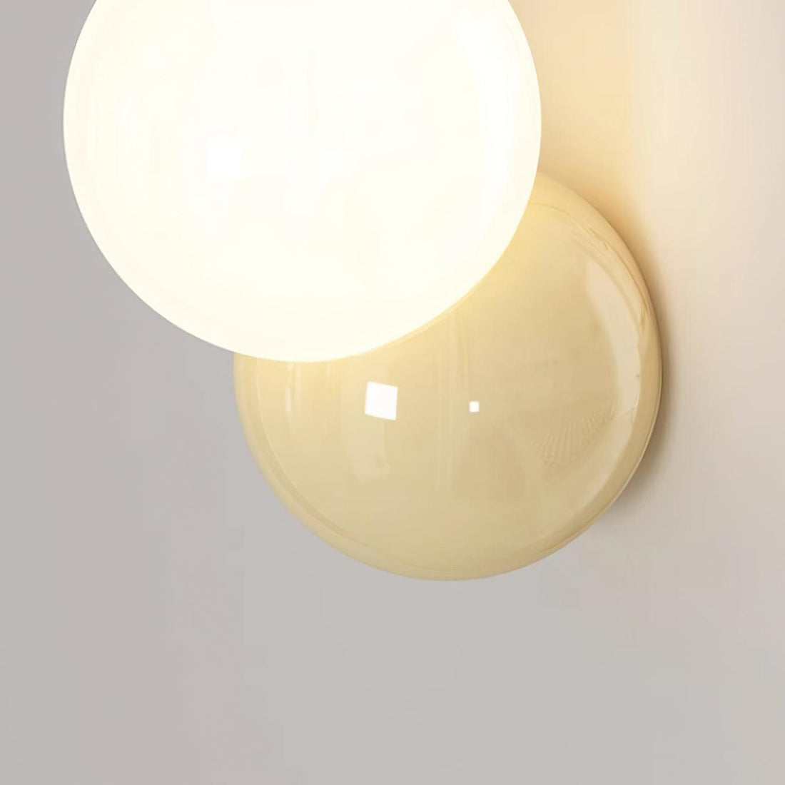 Double Ball Mandarin Duck Color Wall Sconce