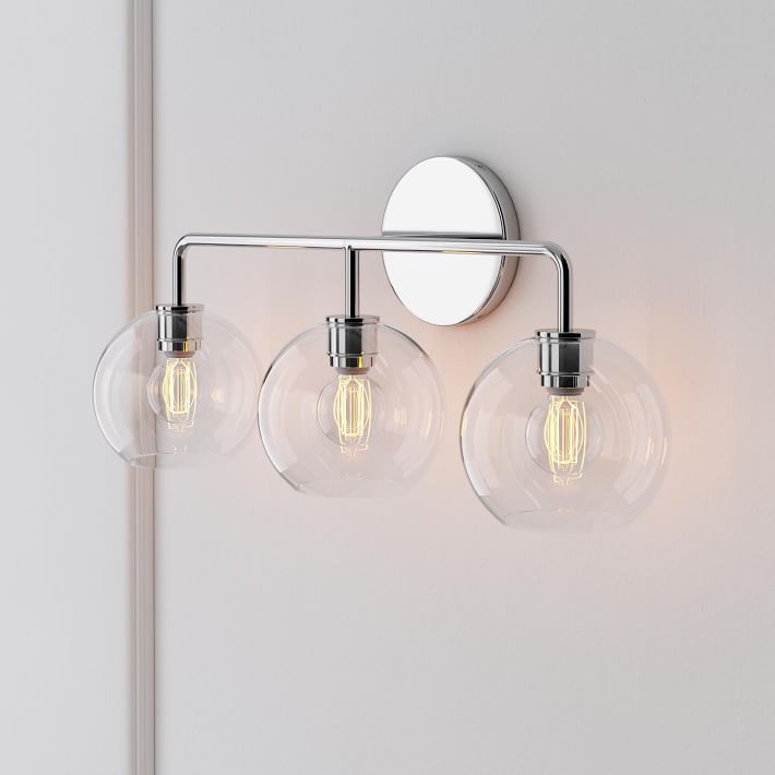 Selvion Artistic Globe Sconce Light - Handcrafted Glass Sculptural Wall Fixture