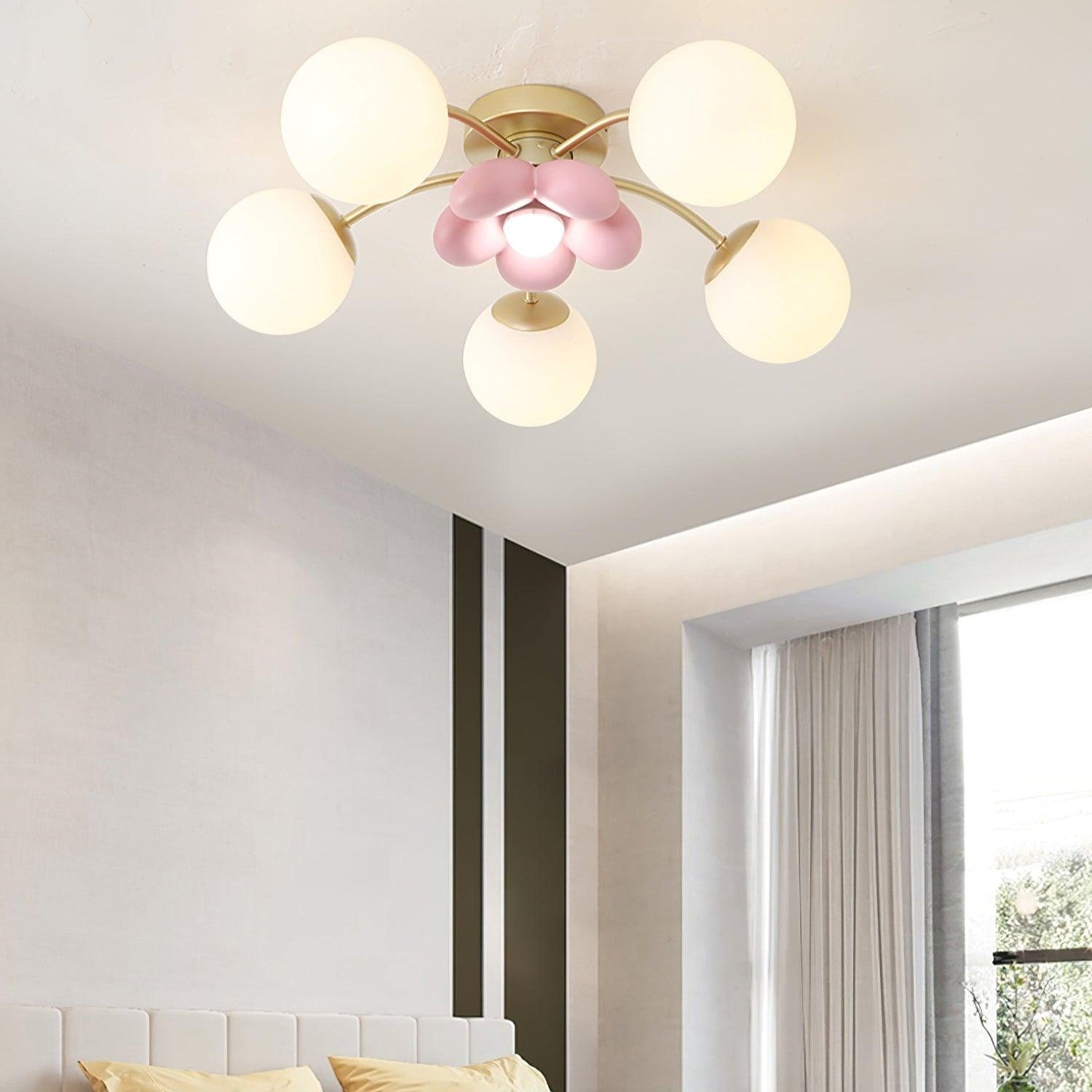 Simple Design Surround Flush Mount Lighting