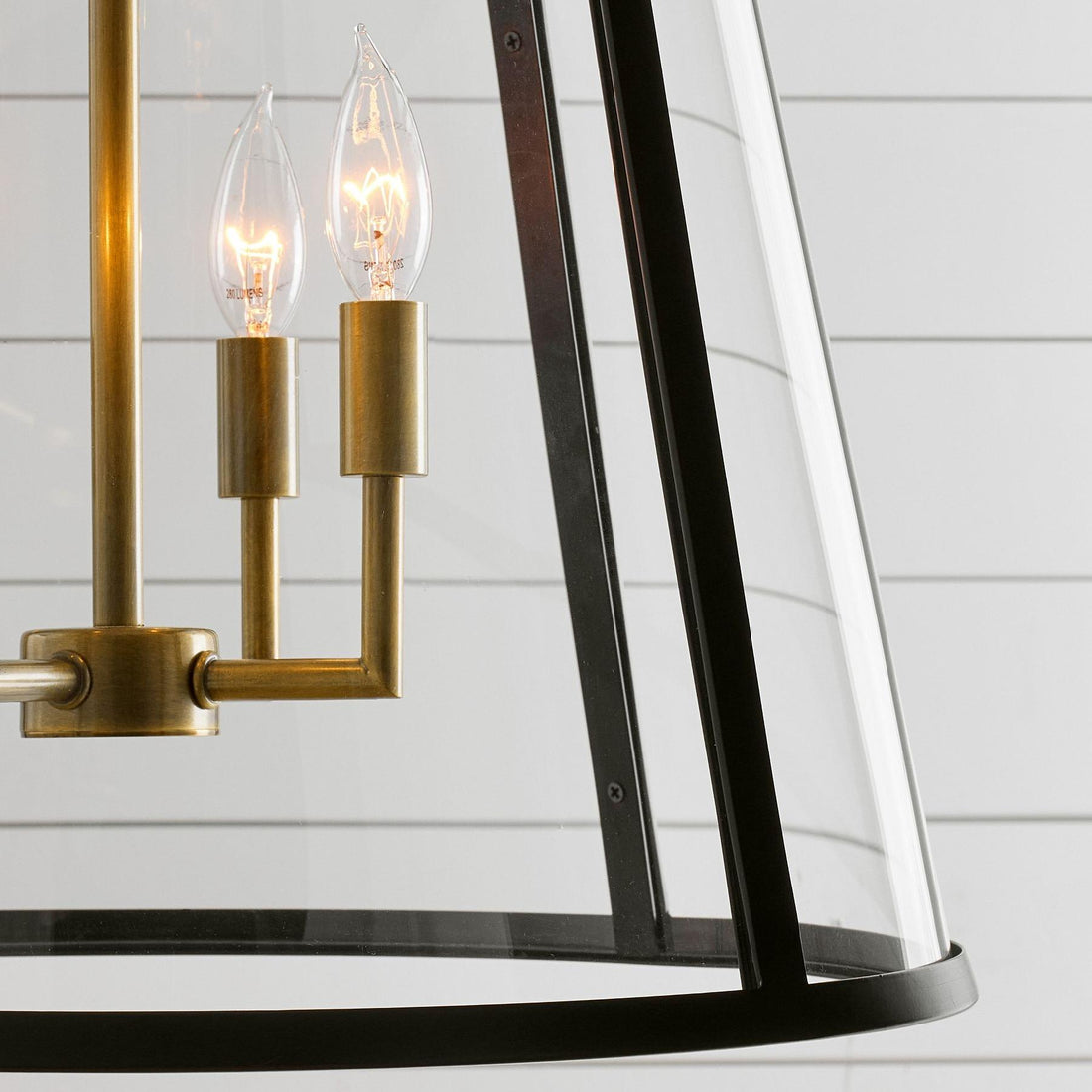 Ferrix Modern Outdoor Lantern Iron Pendant Lamp - Industial Glass Lighting Design