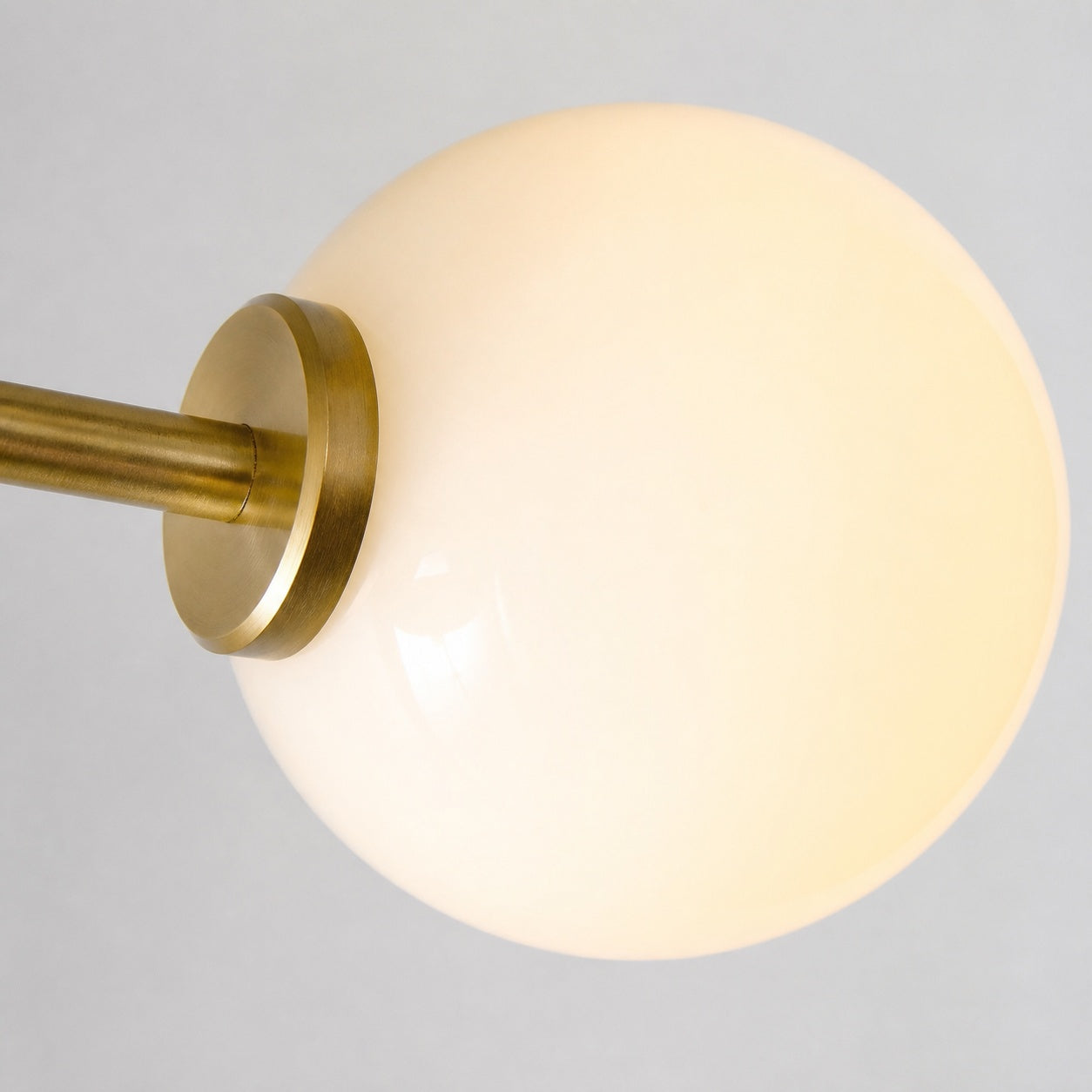 Arden Glass Contemporary 3 Light Ceiling Fixture - Sculptural Multi-Light Fixture for Living Spaces