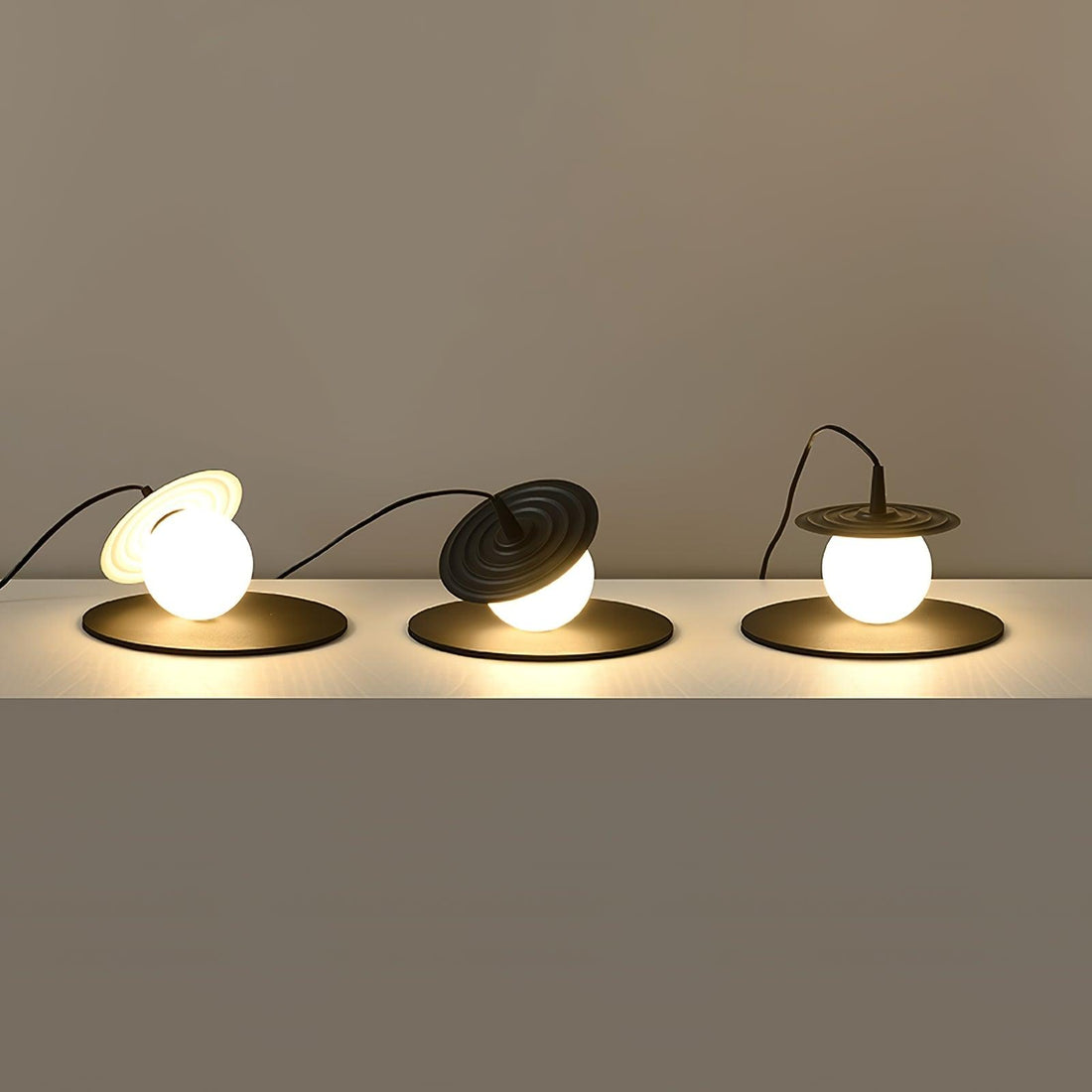 Modern Classic Record Table Lamp