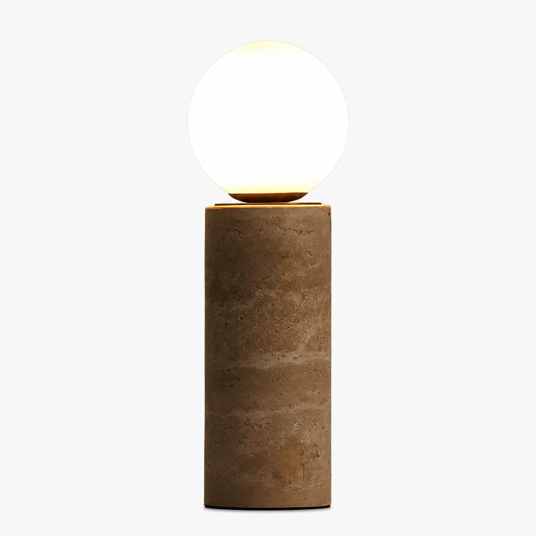 Core Travertine Table Lamp