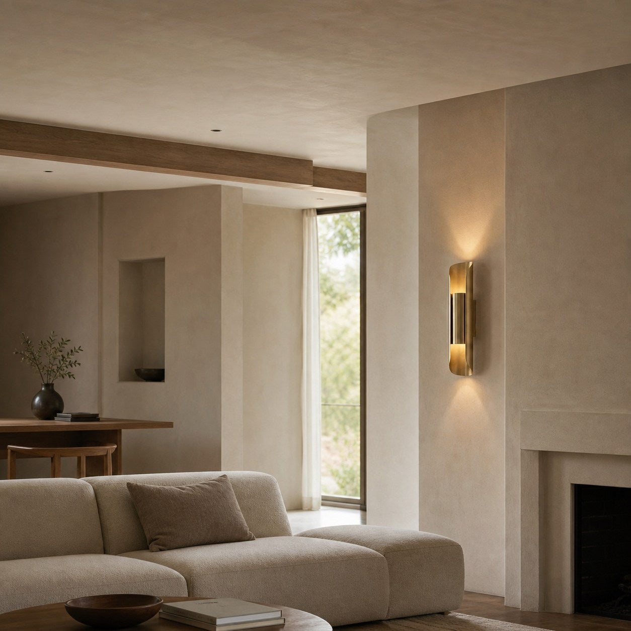 AlbaSphere Modern Round Ultra Thin Ceiling Lamp - Alabaster Contemporary Home Lighting