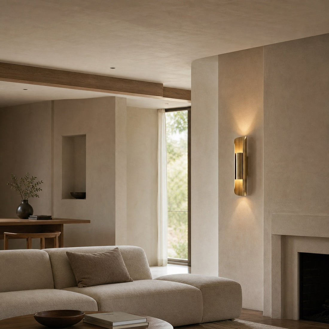 AlbaSphere Modern Round Ultra Thin Ceiling Lamp - Alabaster Contemporary Home Lighting