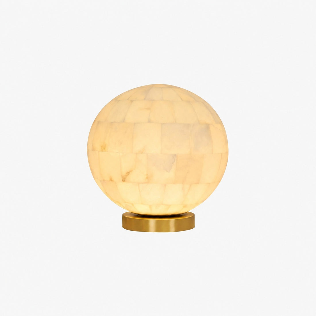 Alabaster Ball Table Lamp