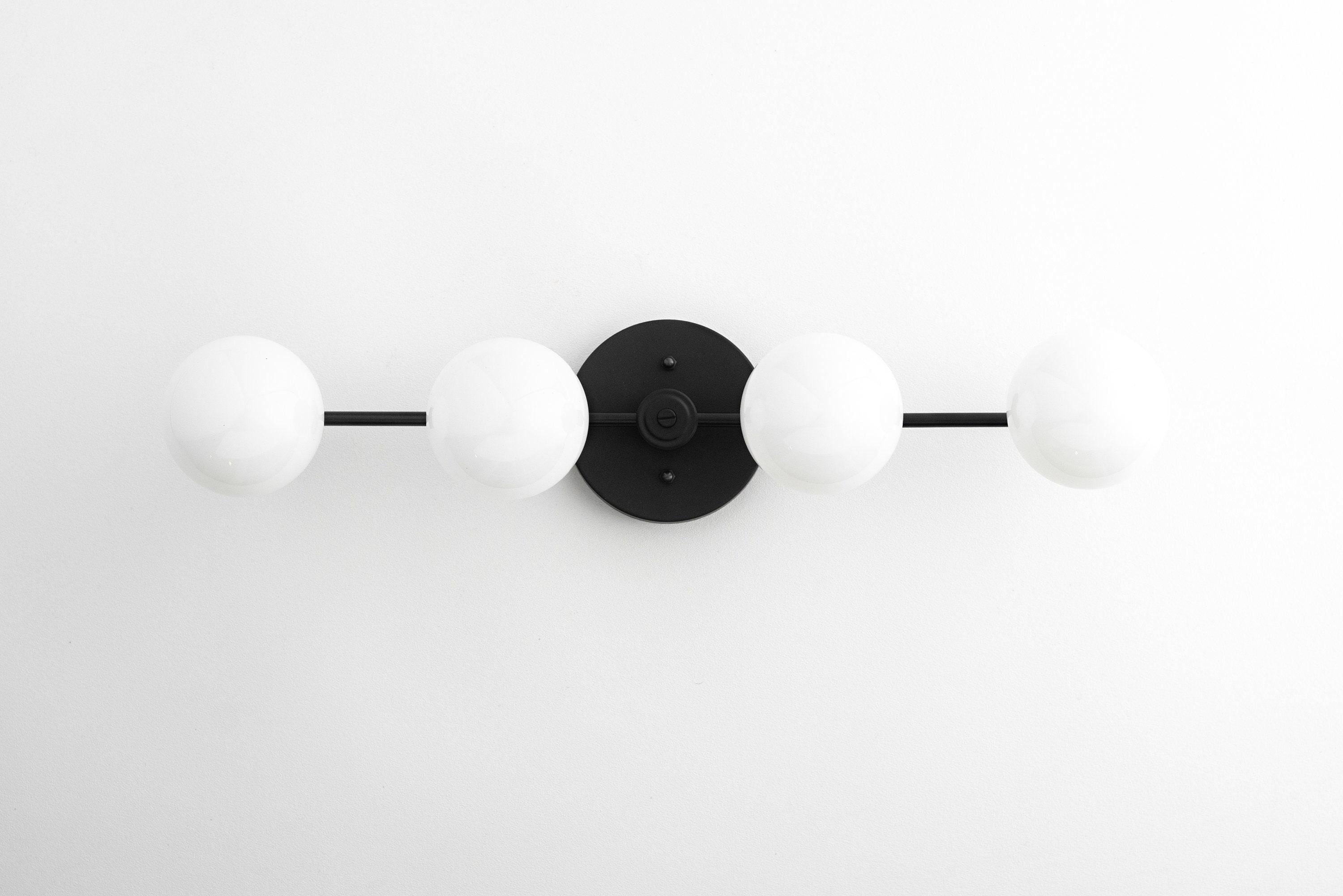 Glorica Glass Long Vanity Light - Modern Minimalist Wall Sconce Design