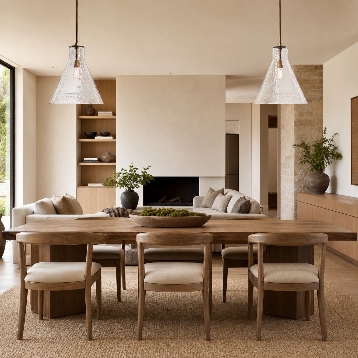 Glavira Recycled Glass Pendant Collection - Modern Kitchen Lighting