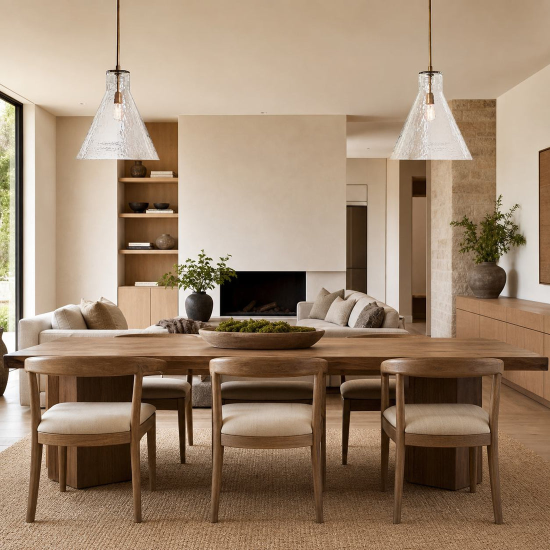 Glavira Recycled Glass Pendant Collection - Modern Kitchen Lighting