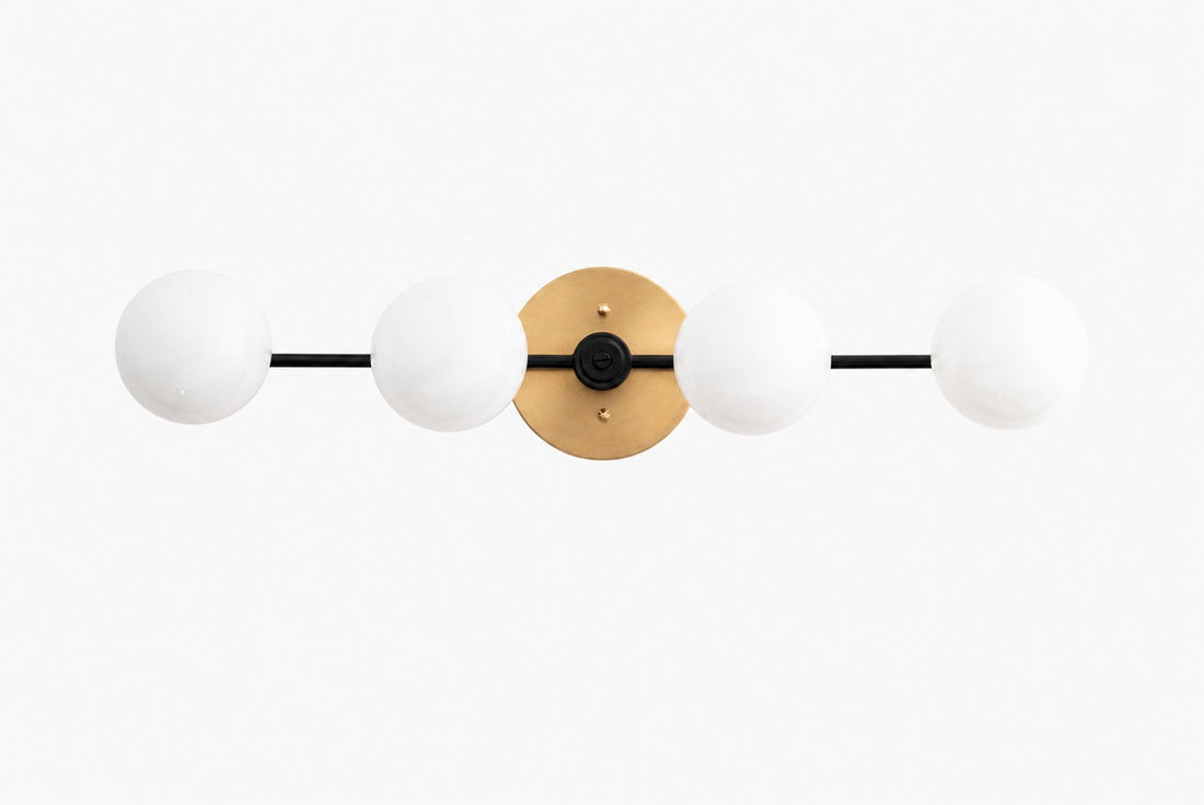 Glorica Glass Long Vanity Light - Modern Minimalist Wall Sconce Design