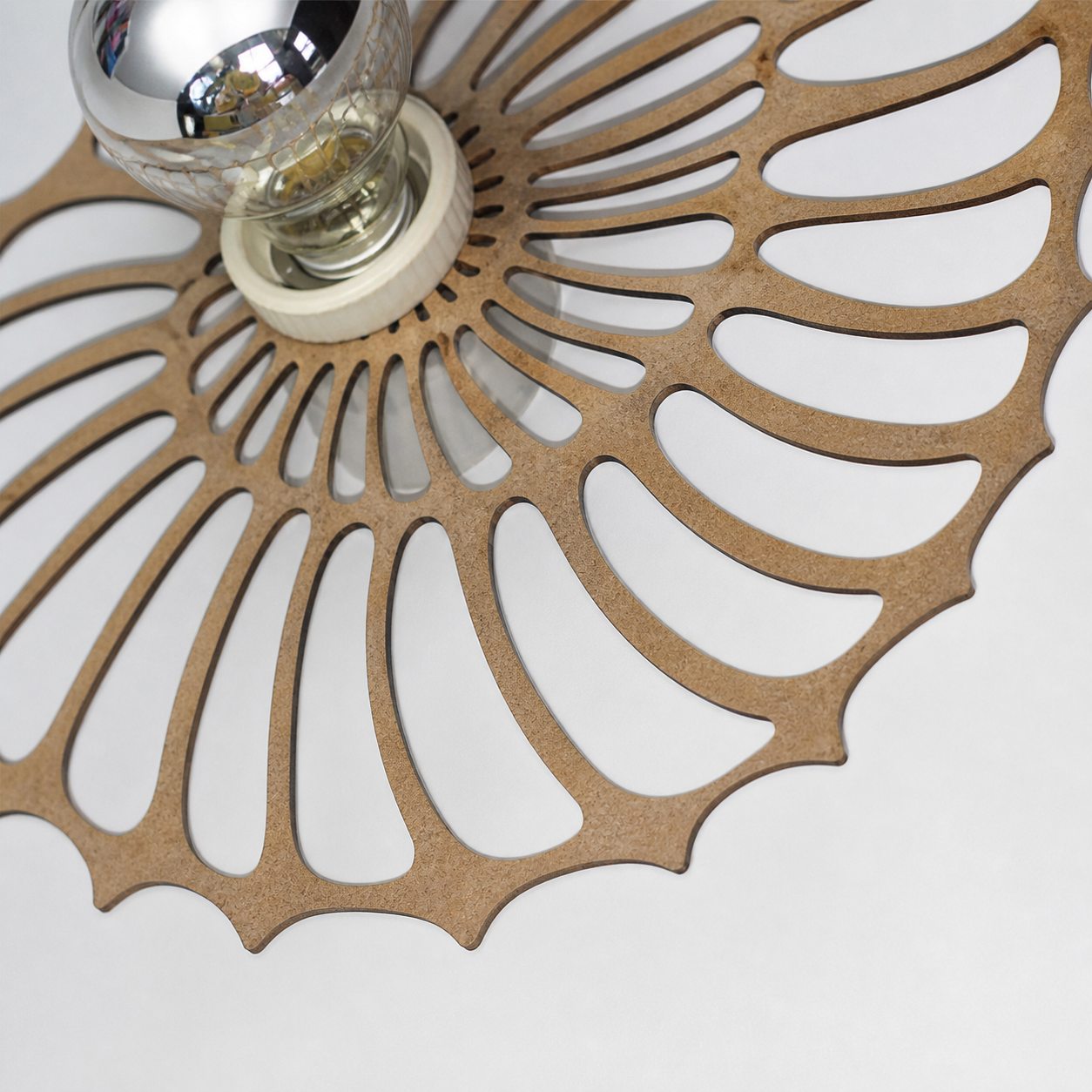 Spiralyn Nautilus Shell Silhouette Modern Wall Lamp - Lighting for Living Room