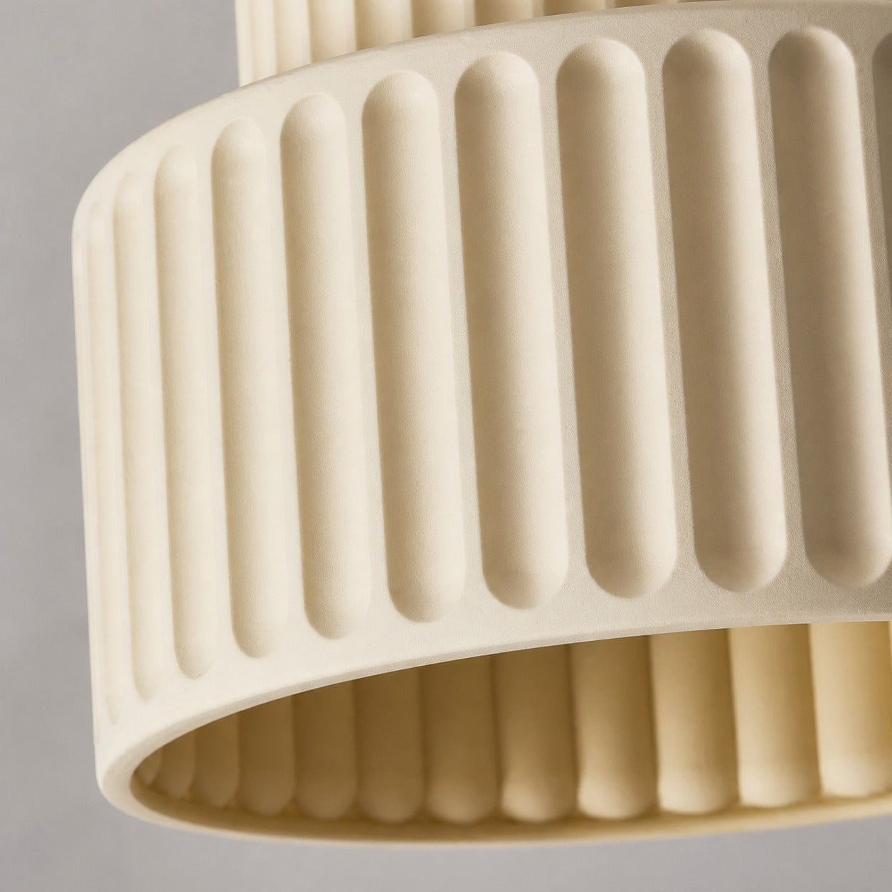 Tierna Bowl Flush Mount Ceiling Light - Soft Sculptural Nordic Form for Entryway